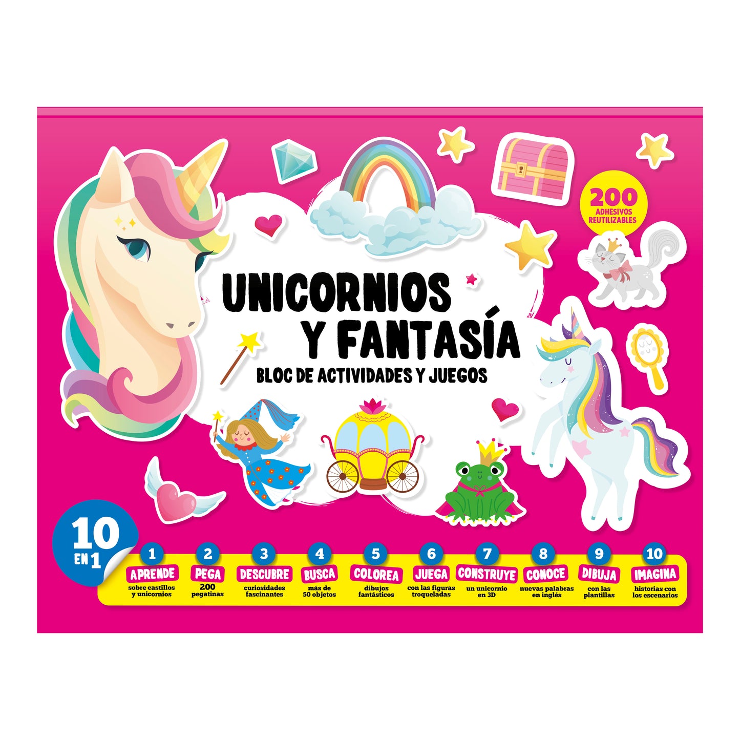 BLOC UNICORNIOS Y FANTASÍA (10 EN 1)